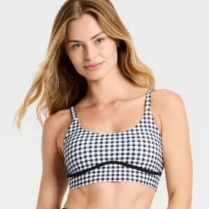 JoyLab Women's Piped Sports Bra Black XL‎